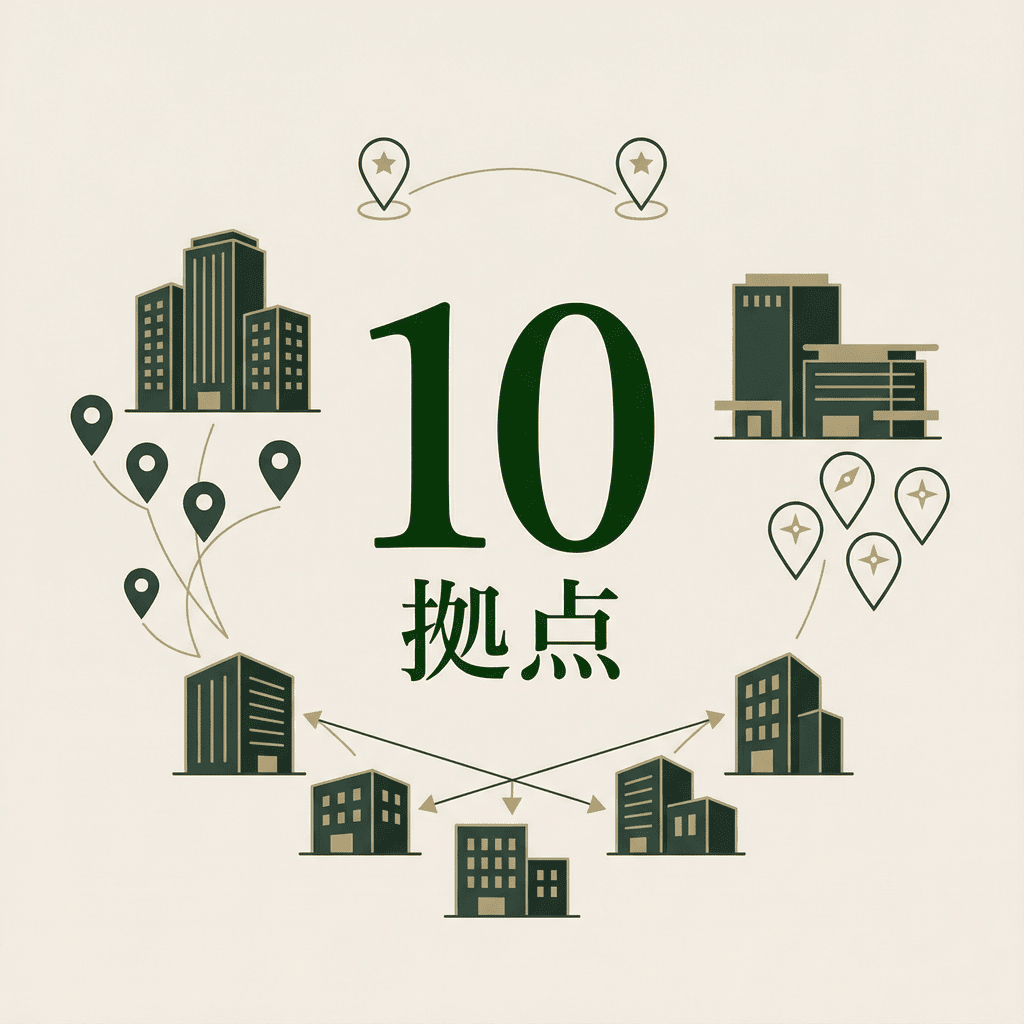 10拠点