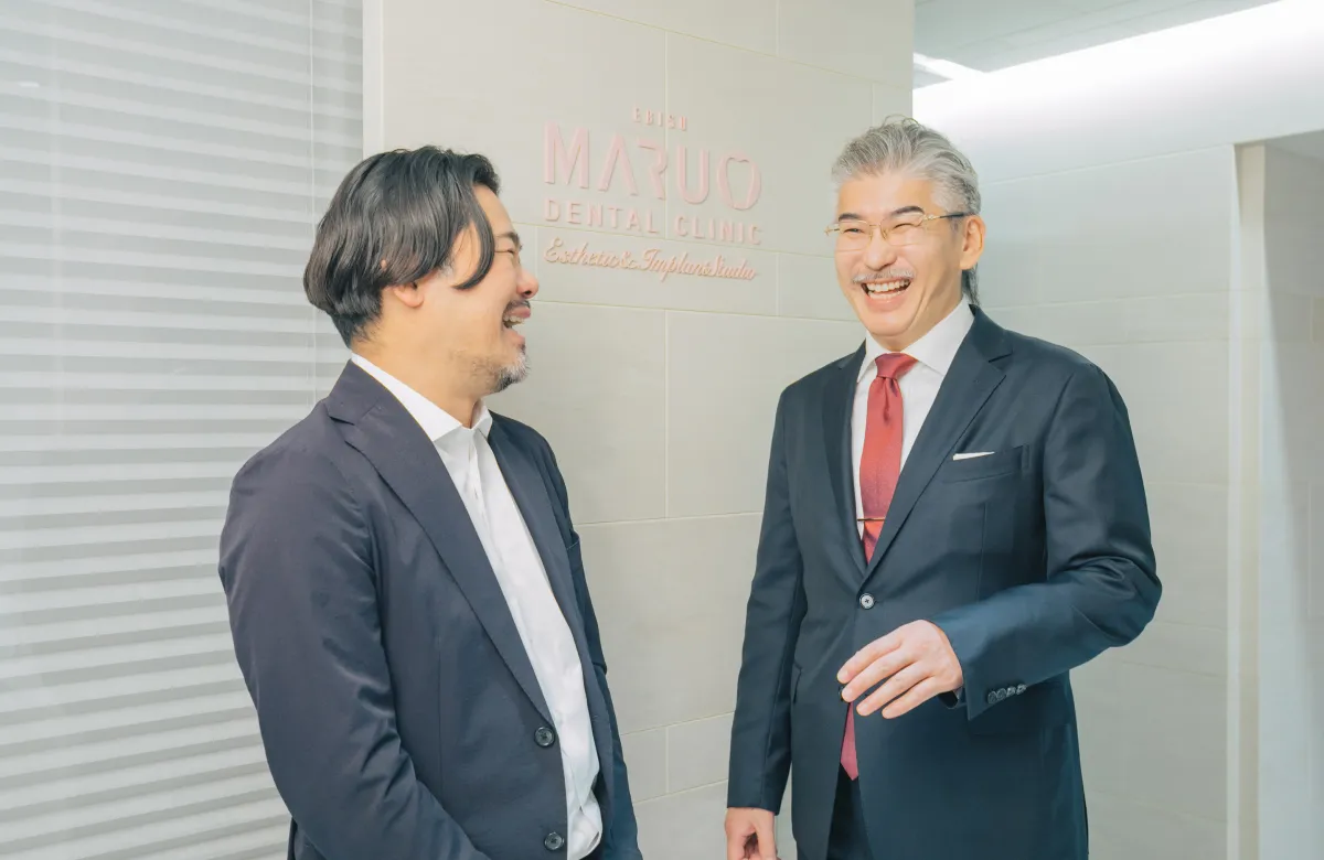 丸尾先生と高木理事長の対談締め